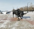 Скульптура «Железный бык»